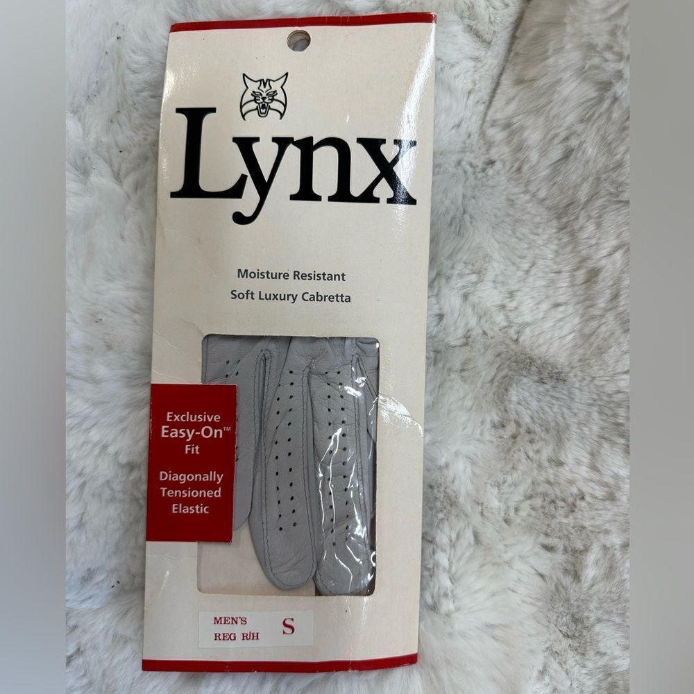 NEW Vintage Iynx golf glove men’s regular Right Hand soft luxury cabretta white